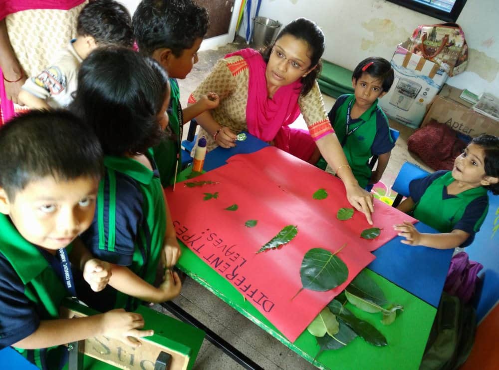 eco-friendly school with good infrastructure activity based learning