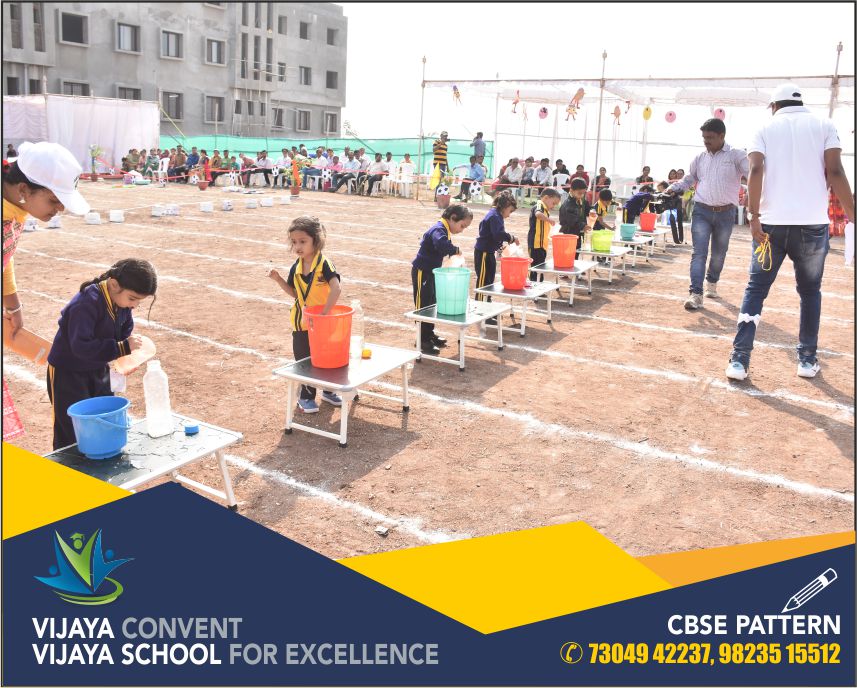 annual sports day at school annual sports day phots sports day at vijaya convent big infrastructure school in town