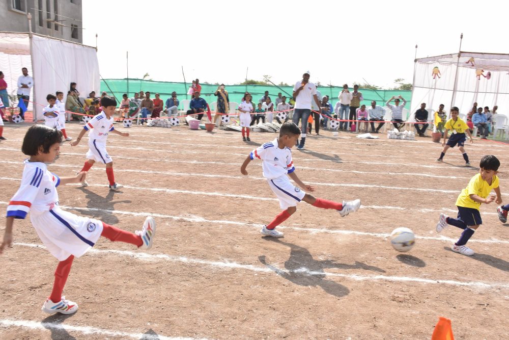 football game sports day vijaya convent outdoor games ground