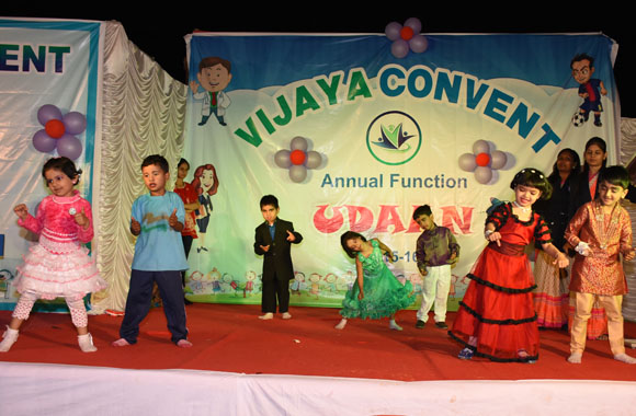 vijaya convent school annual function student dancing