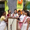 well trained teachers school vijaya school singing a song at republic day