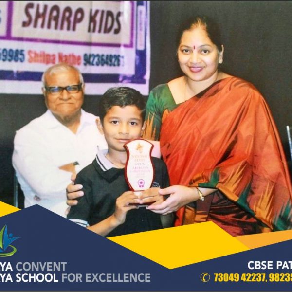abacus prize by vijaya convent amravati abacus prize abcus compition abacus school cbse pattern english medium school amravati