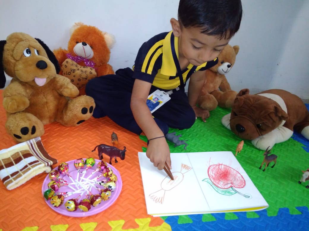 brown-activity-coloring -tofy-vijaya-school-amravati