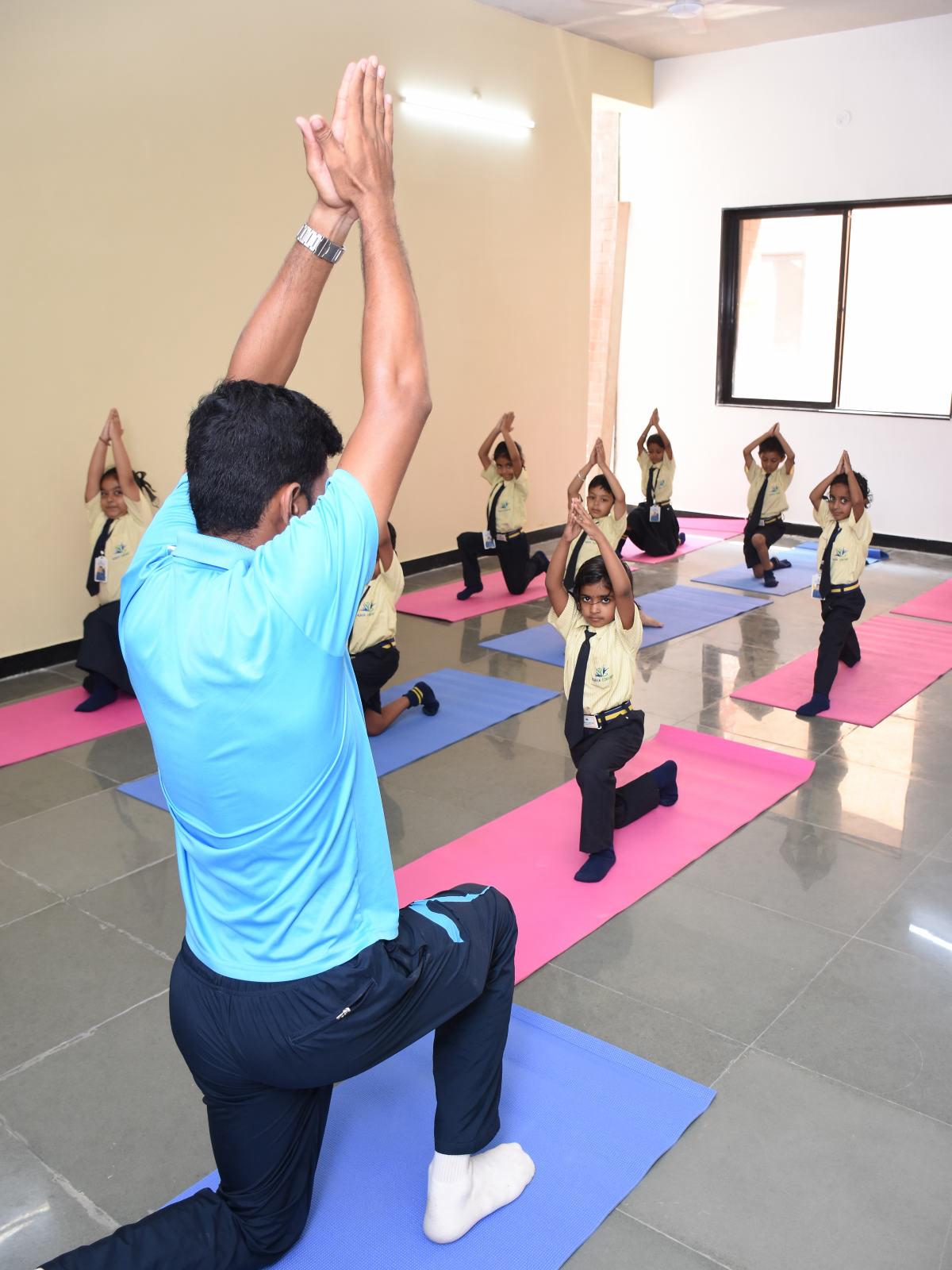 learning yoga vijaya convent school amravati