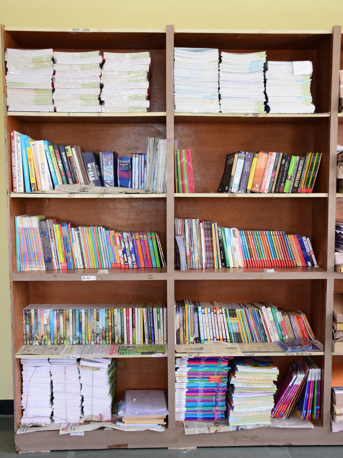 school-library-book-shelf-vijaya-convent-school-amravati