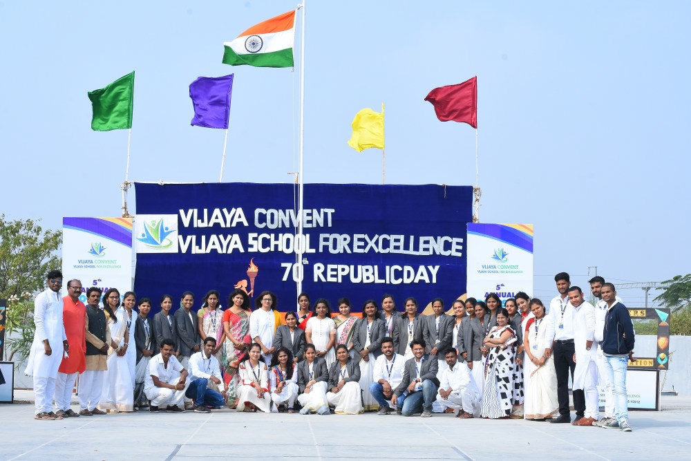 staff-and-management-at-vijaya-convent-on-republic-day