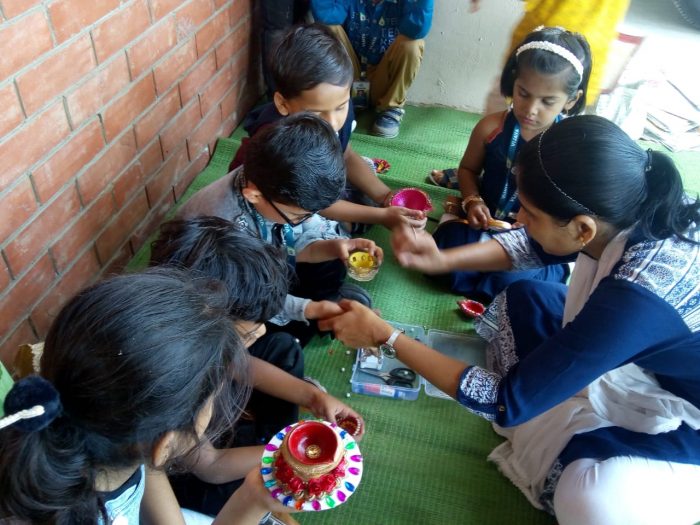 diya-making-activity-vijaya-convent-school-amravati